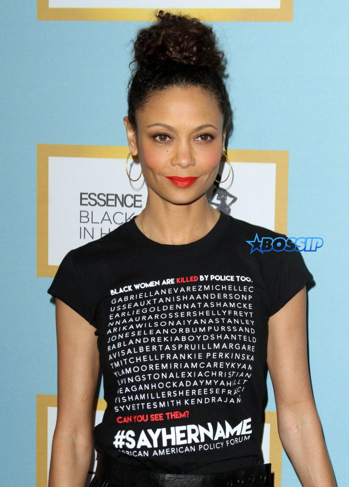 9th Annual Essence Black Women In Hollywood Luncheon 2016 held at the Beverly Wilshire Hotel in Beverly Hills Featuring: Thandie Newton Where: Los Angeles, California, United States When: 25 Feb 2016 Credit: Adriana M. Barraza/WENN.com