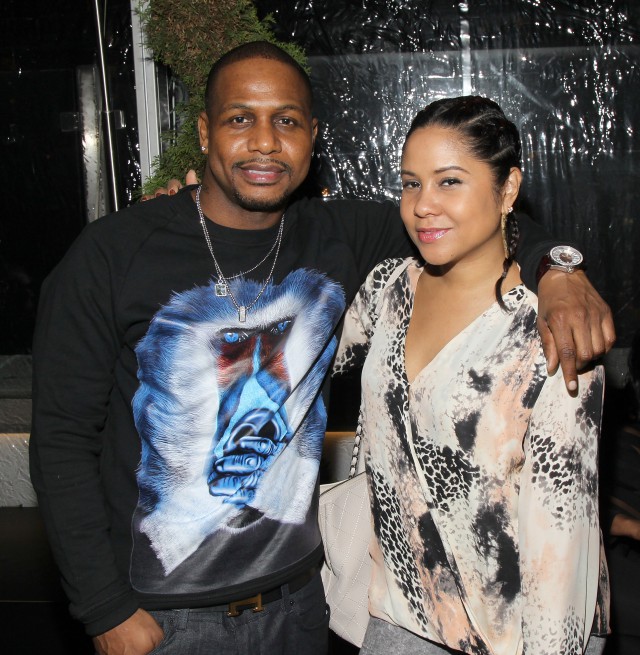"NEW YORK, NY - MARCH 08:Recording artist AZ and radio personality Angela Yee attend the #BLX season 2 screening event at The Monarch Rooftop Lounge on March 8, 2016 in New York City. (Photo by Bennett Raglin/BET/Getty Images for BET Networks)"