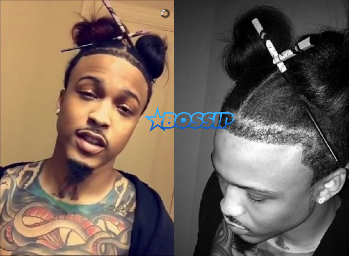 August Alsina Debuts New Hairstyle