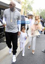 FameFlynetPictures Khloe Kardashian Lamar Odom Easter service at church Agoura Hills Kris Jenner MJ Penelope Mason Reign Disick Kourtney Kardashian Kris Jenner