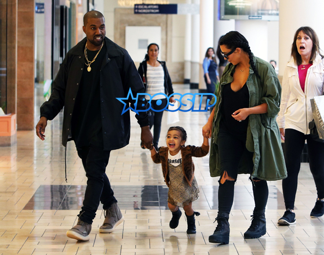 FameFlynetPictures Kim Kardashian West North West Kanye West Build A Bear Store Westfield Mall Culver City  Birthday party