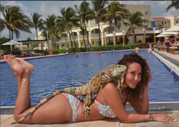 adrienne bailon lizard