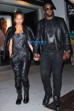 P. Diddy and Cassie Ventura attend Naomi Campbell's book launch event at Taschen. AKM-GSI 28 APRIL 2016