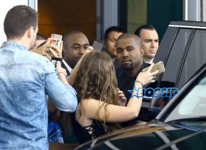 fameflynet Kim Kardashian Kourtney kardashian kanye west penelope disick north west lunch in miami private jet home