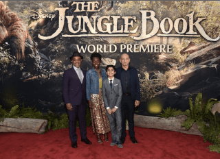 WENN World premiere of Walt Disney's 'The Jungle Book' held at El Capitan Theatre Giancarlo Esposito Lupita Wyong’o Neel Sethi Ben Kingsley