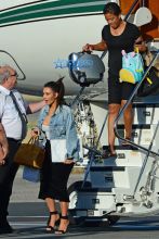 akm gsi Kim Kardashian Kourtney kardashian kanye west penelope disick north west lunch in miami private jet home
