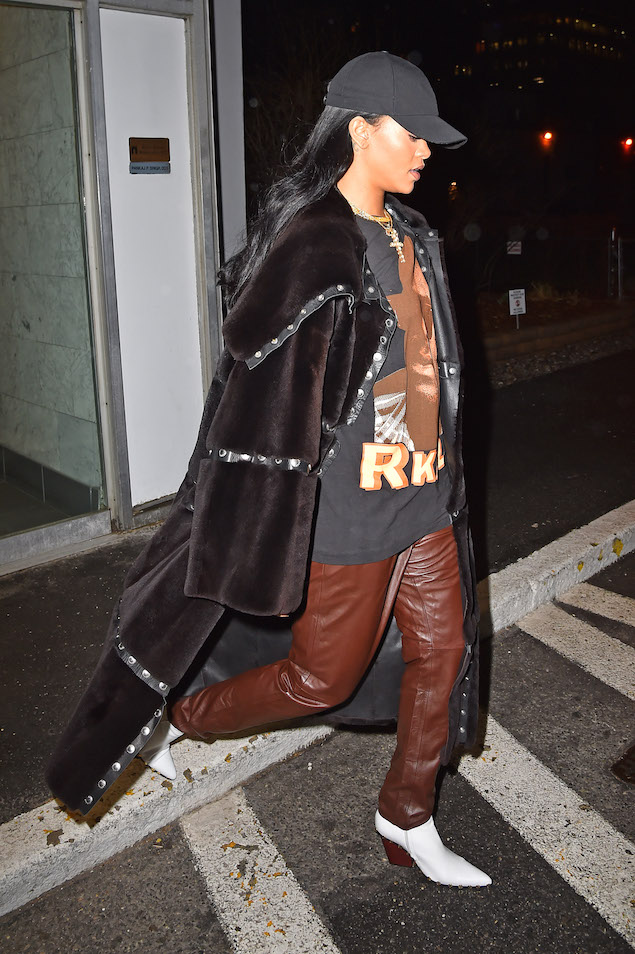 Rihanna seen leaving dentist office in SoHo, NYC