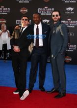 WENN Robert Downey Jr Anthony Mackie Chris Evans World Premiere of 'Captain America: Civil War' at Dolby Theatre in Hollywood