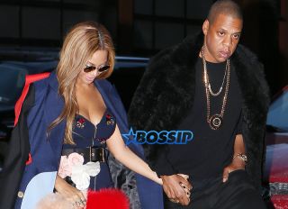 SplashNews Beyonce Jay Z NYC Kanye West fashion show fall 2015