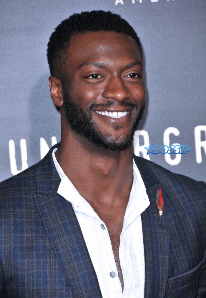 Celebrities attends the 'Underground' Los Angeles premiere held at Ace Theatre in Los Angeles, California on March 2, 2016. Pictured: Aldis Hodge Ref: SPL1239632 020316 Picture by: Photo Image Press / Splash News Splash News and Pictures Los Angeles:310-821-2666 New York:212-619-2666 London:870-934-2666 photodesk@splashnews.com 
