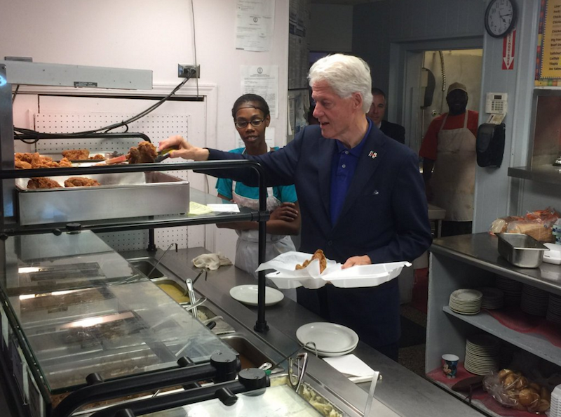 Bill Clinton Franco's Home Cooking