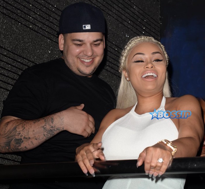 Birthday girl and Expectant mother Blac Chyna Celebrate her birthday at G5ive Strip Club with fiancé Rob Kardashian