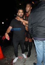 SplashNews EJ Johnson bodysuit fishnets possible boyfriend