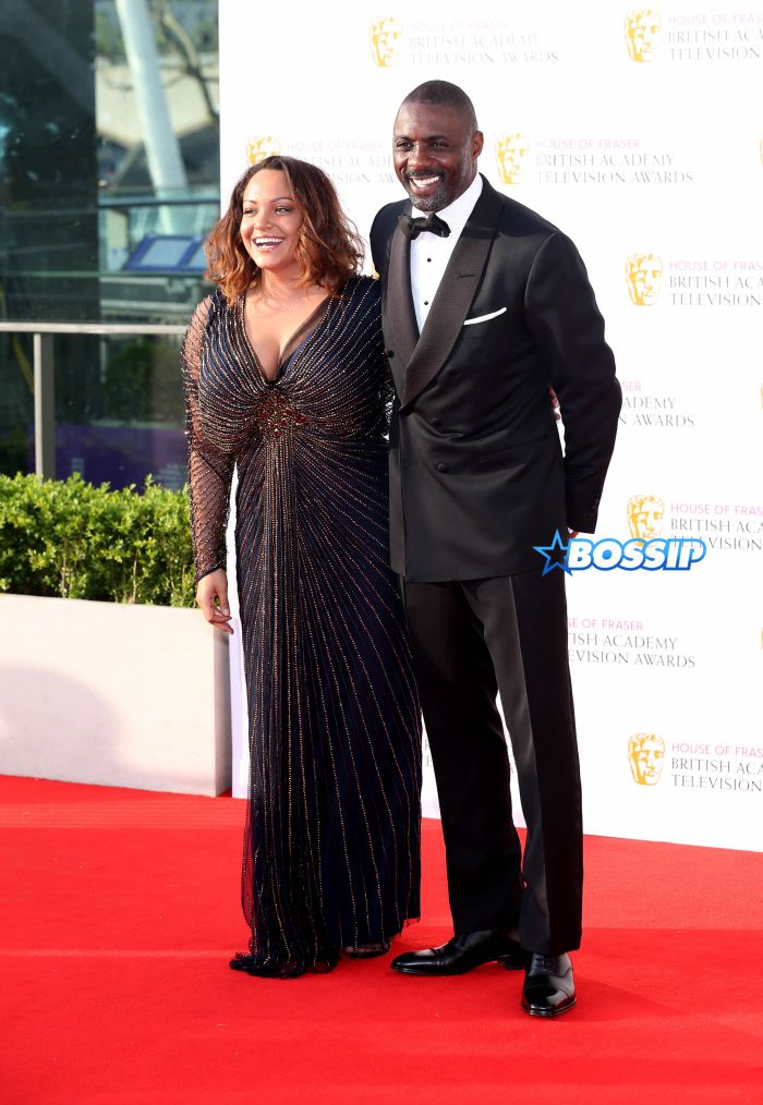 MANDATORY BYLINE: Jon Furniss / Corbis Idris Elba attends the House Of Fraser British Academy Television Awards 2016 at the Royal Festival Hall on London on 8th May 2016. Pictured: Idris Elba; Naiyana Garth Ref: SPL1277969 080516 Picture by: Jon Furniss / Corbis Splash News and Pictures Los Angeles:310-821-2666 New York:212-619-2666 London:870-934-2666 photodesk@splashnews.com 