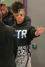 Singer Alicia Keys BBC Radio One studios new single 'In Common.'