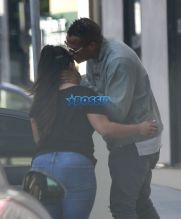 Exclusive Marlon Wayans getting dropped off by a mystery woman in Beverly Hills, California June 6, 2016. kissing goodbye. FameFlynet