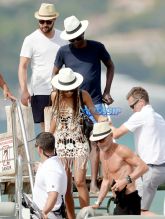 Chris Rock Megalyn Echikunwoke Kate Hudson vacation Club 55 St Tropez. twists bikini cakes shower yacht AKM-GSI