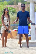 Chris Rock Megalyn Echikunwoke Kate Hudson vacation Club 55 St Tropez. twists bikini cakes shower yacht AKM-GSI