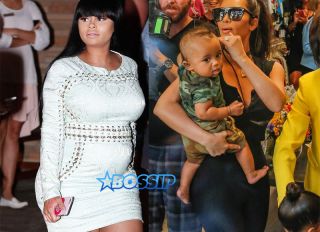 AKM-GSI Kim Kardashian Blac Chyna baby Saint La Jolla