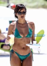 Claudia Jordan Miami Green Bikini FameFlynetPictures