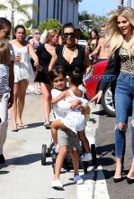 FameFlynetPictures La Jolla Mary Jo Campbell birthday dinner Shannon & Co children's boutique Kardashian family Blac Chyna Scott Disick Penelope Mason Reign North Saint West Kim Kardashian Khloe Kourtney Kris Jenner Corey Gamble
