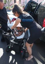 FameFlynetPictures La Jolla Mary Jo Campbell birthday dinner Shannon & Co children's boutique Kardashian family Blac Chyna Scott Disick Penelope Mason Reign North Saint West Kim Kardashian Khloe Kourtney Kris Jenner Corey Gamble