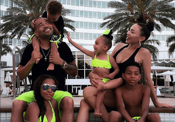 Instagram Gia Casey Madison Logan Jaxson London Choo DJ Envy Family Vacation Miami