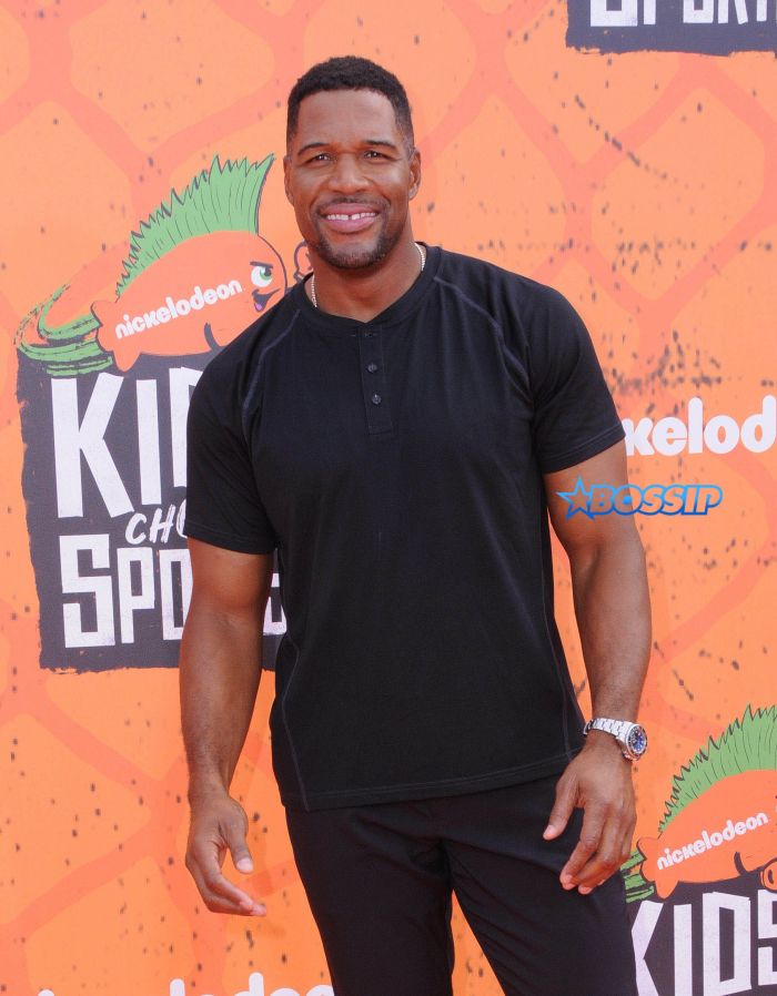 Arrivals for Nickelodeon Kids' Choice Sports Awards 2016 held at UCLA's Pauley Pavilion in West Hollywood, CA. Pictured: Michael Strahan Ref: SPL1319470 140716 Picture by: AdMedia / Splash News Splash News and Pictures Los Angeles:310-821-2666 New York:212-619-2666 London:870-934-2666 photodesk@splashnews.com 