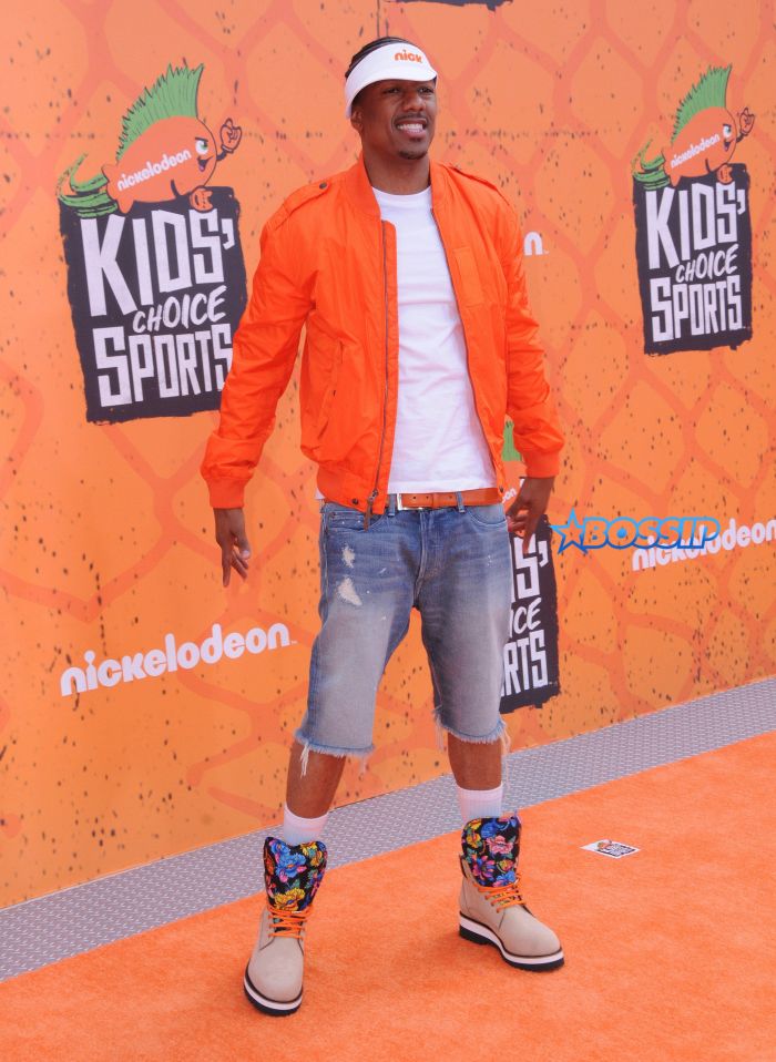 Arrivals for Nickelodeon Kids' Choice Sports Awards 2016 held at UCLA's Pauley Pavilion in West Hollywood, CA. Pictured: Nick Cannon Ref: SPL1319470 140716 Picture by: AdMedia / Splash News Splash News and Pictures Los Angeles:310-821-2666 New York:212-619-2666 London:870-934-2666 photodesk@splashnews.com 