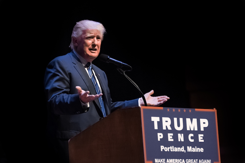 ME: Donald Trump campaigns in Maine