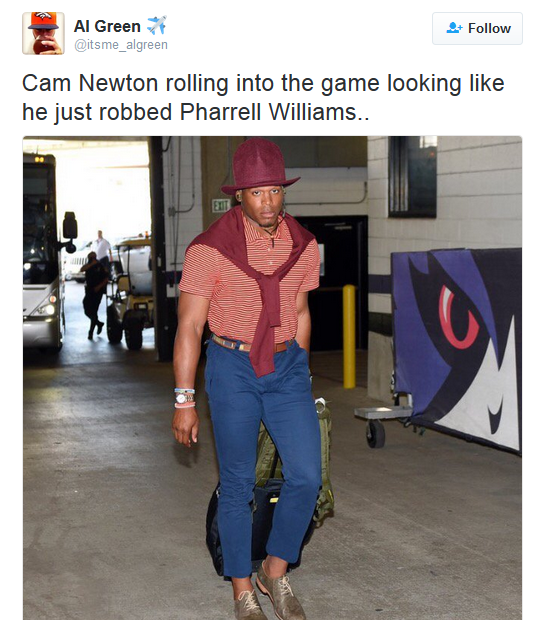Cam Newton's Slaylicious Preseason Outfit Gets Roasted To Oblivion