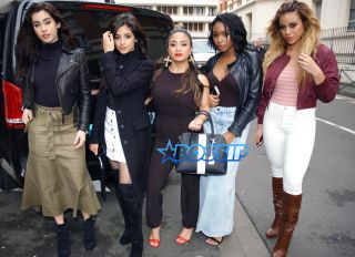 NRJ Radio in Paris, France Fifth Harmony, Ally Brooke, Normani Kordei, Dinah Jane, Camila Cabello, Lauren Jauregui 11 Apr 2016 WENN.com