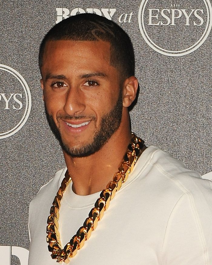 ESPN hosts the official 'BODY at ESPYS' pre-party celebrating the 6th annual 'Body Issue' held at Lure Nightclub - Arrivals Featuring: Colin Kaepernick Where: Los Angeles, California, United States When: 15 Jul 2014 Credit: Daniel Tanner/WENN.com