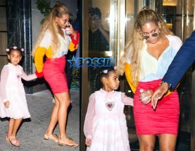 Beyoncé Knowles Blue Ivy Carter shopping Bergdorf Goodman SplashNews