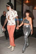 La La Anthony and Carmelo Anthony Beyonce's Soul Train-Themed Birthday Party in New York City SplashNews