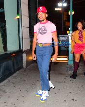 Chance the Rapper SplashNews Beyonce Birthday Party Nomad Hotel