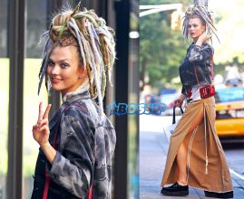 Karlie Kloss faux dreadlocks Marc Jacobs