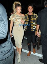 Khloe Kardashian Jonathan Cheban dinnerKim and Kanye at Prime 112 in Miami Beach, FL SplashNews