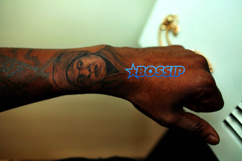 Ray J Gets Tattoo of Brandy With Face Tats  XXL