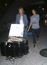 AKM-GSI Thandie Newton LAX Blue sweats sneakers