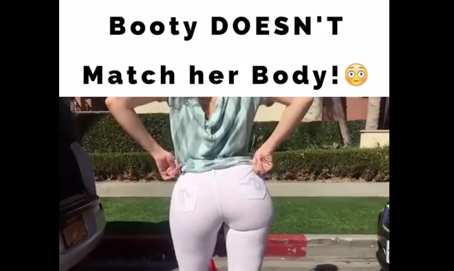 Booty On This White Girl!
