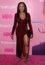 Dominique Perry SplashNews Premiere of HBO'S new comedy series 'Insecure' held at Nate Holden Performing Arts Center in Los Angeles, California on October 6, 2016.