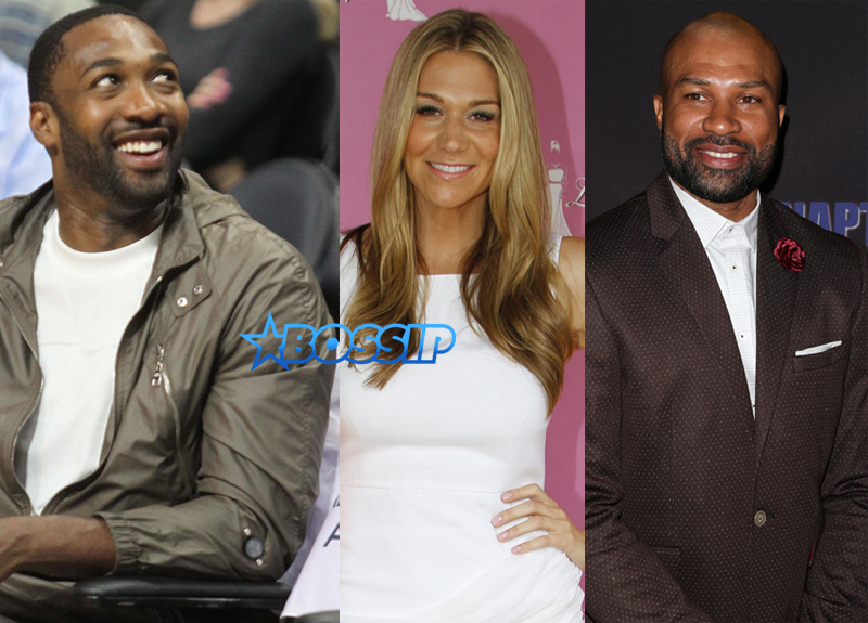WENN Gilbert Arenas Derek Fisher AP Images Lindsay Faulk