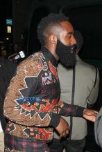 Basketball player James Harden Warwick nightclub jeans. Southwest shirt AKM-GSI 26 OCTOBER 2016