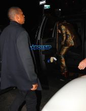 AKM-GSI Beyonce Jay Z Nicki Minaj T.I. late dinner at Pasquale NYC following Tidal concert early morning