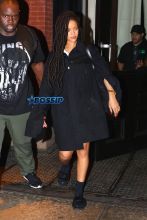 SplashNews Rihanna checks out of her hotel minutes after her ex Travis Scott was seen leaving the same hotel in Soho, New York