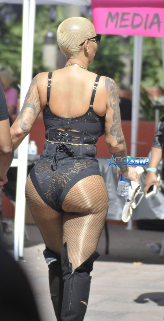 Model Amber Rose spotted at the Amber Rose SlutWalk event at Pershing Square in Los Angeles, California. Pictured: Amber Rose Ref: SPL1366667 011016 Picture by: Mr Photoman / Splash News Splash News and Pictures Los Angeles:310-821-2666 New York:212-619-2666 London:870-934-2666 photodesk@splashnews.com 