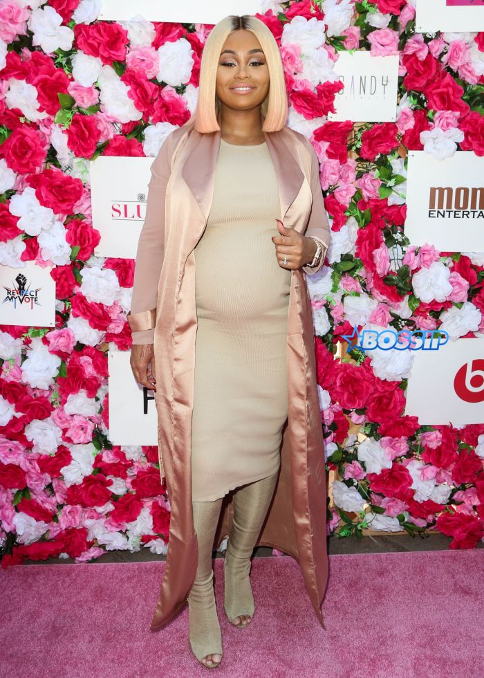 LOS ANGELES, CA, USA - OCTOBER 01: Pregnant Blac Chyna arrives at the Amber Rose SlutWalk 2016 held at Pershing Square on October 1, 2016 in Los Angeles, California, United States. (Photo by Image Press/Splash News) Pictured: Blac Chyna Ref: SPL1366707 011016 Picture by: Image Press / Splash News Splash News and Pictures Los Angeles:310-821-2666 New York:212-619-2666 London:870-934-2666 photodesk@splashnews.com 