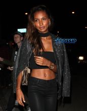 Victoria's Secret Model Jasmine Tookes SplashNews Kris Jenner birthday Party Catch Restaurant LA