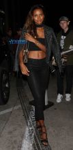 Victoria's Secret Model Jasmine Tookes SplashNews Kris Jenner birthday Party Catch Restaurant LA